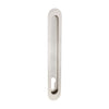Product picture of the Zanda Duke Stainless Steel Flush Pull Euro 250x40mm on a white background.