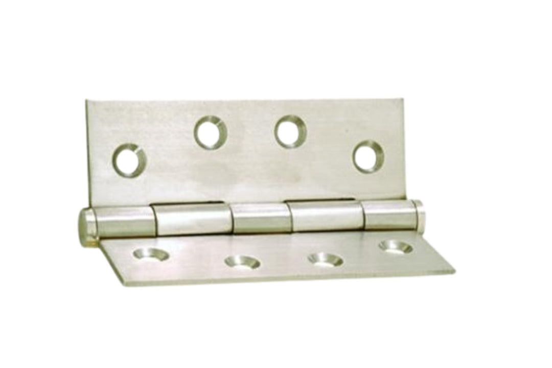 Product image of the Satin Stainless Loose Pin Hinge 100x75 on a white background.