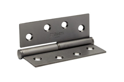 Product picture of the Gun Metal Grey Lift Off Hinge by Zanda on a white background.