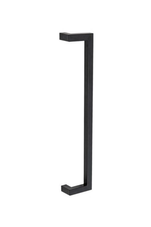 The Nitro Plus Pull Handle in Matt Black on a white background.