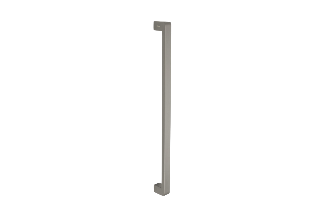 Product image of the Zanda Streamline Pull Handle 600mm Graphite Nickel face fix single on a white background.