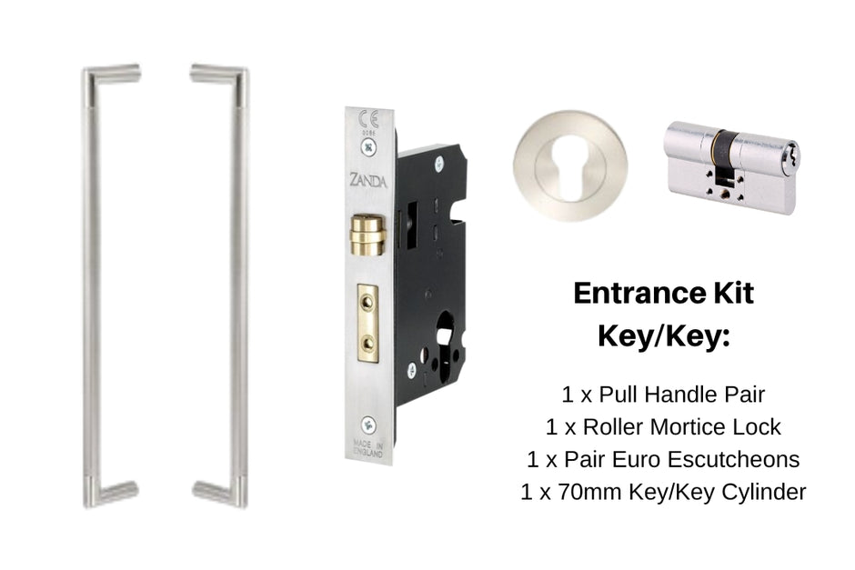 Standard Key Pull Entry Door Pull Handle Kits – Architectural Choice
