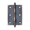 Product picture of the Architectural Choice Hinge Loose Pin Ball Antique Copper H85xW60mm 8560AC on a white background.
