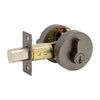 Product picture of the Graphite Nickel Zanda Futura Deadbolt Double Cylinder on a white background.