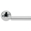 The Privacy option of the Manital Amleto Polished Chrome Door Handle Pair.