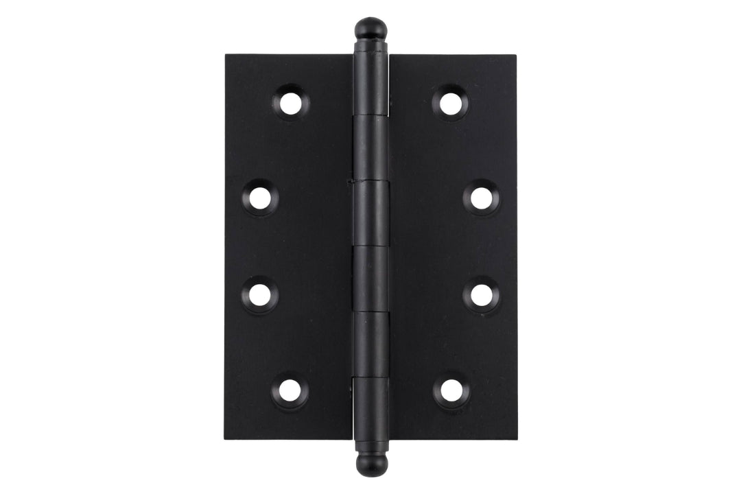 Product image of the Architectural Choice 100x75 Matt Black Loose Pin Door Hinge on a white background.