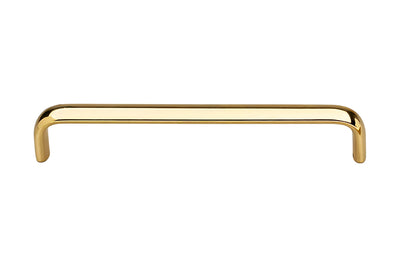 Kethy Trumpet Cabinet Handle in Polished Brass Gloss – Elegant brass pull handle for high-end cabinetry.