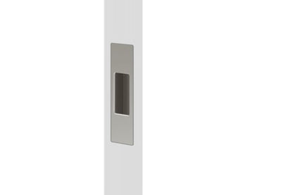 Product image of the BN8001/92 Brushed Nickel Mardeco End Pull on a white background.