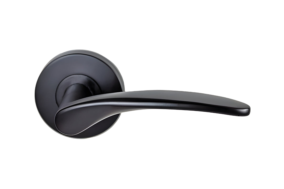 Nidus Altro Lever Set Black | Passage and Privacy Options Available