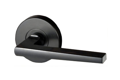 Nidus Marino Lever Matte Black 63mm Round Rose.