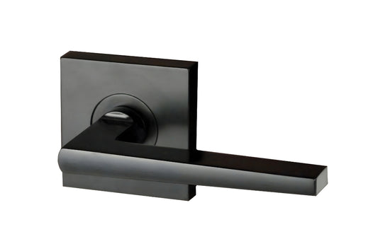 Nidus Marino Square Lever Set Black 61x61mm Rose