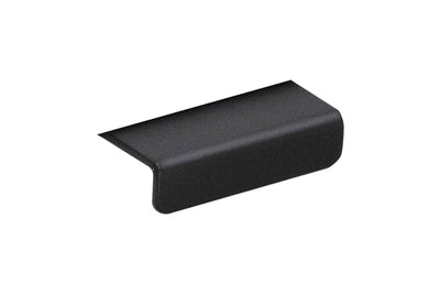 Kethy Modena Matt Black Edge Pull DL2132/40A-MBK#4 – minimalist lip pull handle for modern kitchen and cabinetry.