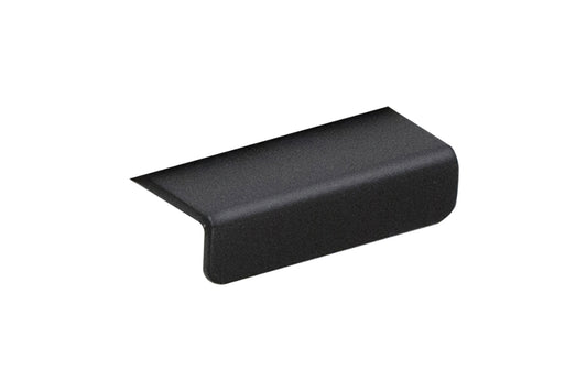 Kethy Modena Matt Black Edge Pull DL2132/40A-MBK#4 – minimalist lip pull handle for modern kitchen and cabinetry.