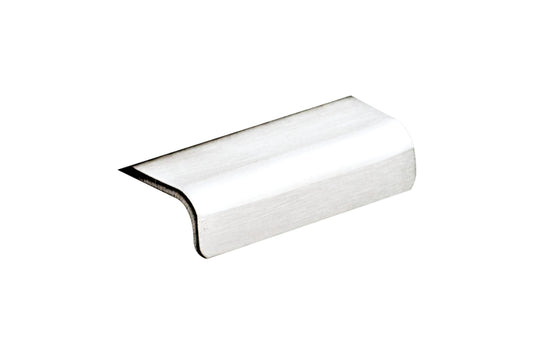Kethy Modena Polished Stainless Steel Edge Pull DL2132/40A-PS – modern cabinet lip pull handle for kitchens, bathrooms, and custom joinery.