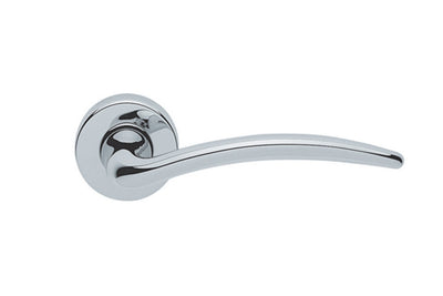 Manital Francy Door Handle Lever Set on Round Rose