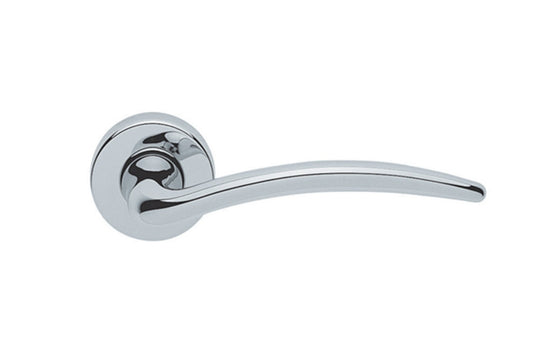 Manital Francy Door Handle Lever Set on Round Rose