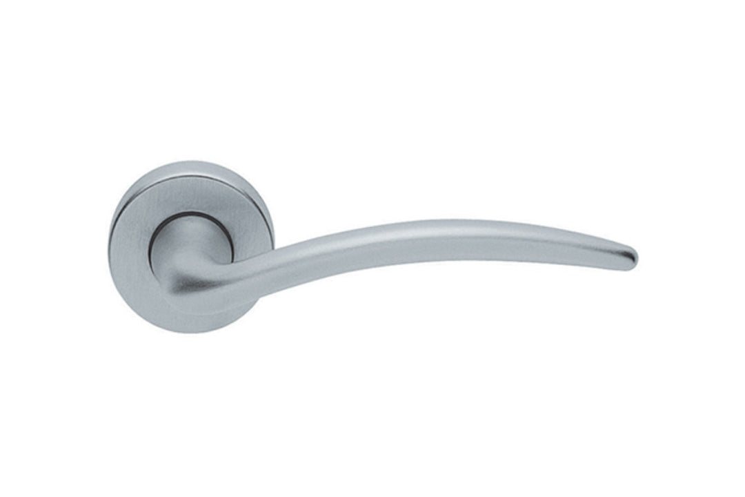 Manital Francy Door Handle Lever Set on Round Rose