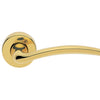 Manital Francy Door Handle Lever Set on Round Rose