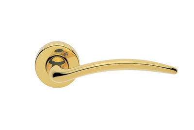 Manital Francy Door Handle Lever Set on Round Rose