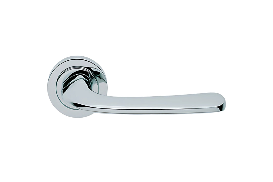 Manital Gogo Door Handle Lever Set on Round Rose