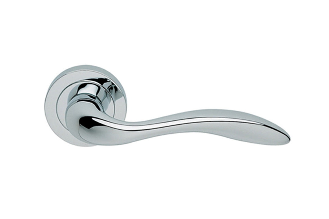 Manital Giava Door Handle Lever Set on Round Rose