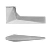 Profile view of the Archi Sketch satin stainless lever handle for modern architectural doors.
