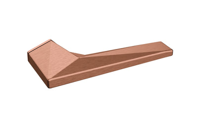 Archi Sketch Titanium Copper lever handle for modern architectural doors on a white background.