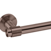 Product picture of the JNF Brooklyn Titanium Chocolate 20mm Door Handle Pair IN.00.145.TCH on a white background.