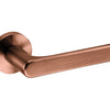 Product picture of the Yokohama Titanium Copper Door Handles on a white background.