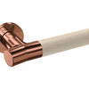 JNF Wood Nature IN.00.381.BE.TCO Birch Titanium Copper lever handle on a white background.