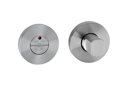 Product image of the Stainless Steel Privacy Turn on a white background.