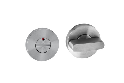 Product picture of the JNF Satin Stainless Steel Privacy Turn and Release IN.04.112 on a white background.