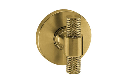 Product picture of the IN.04.266.KN.TG Monaco Satin Brass Privacy Turn on a white background.