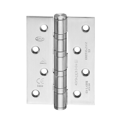 Product image of the IN.05.020.100.CF Ball Bearing Hinge Stainless Steel 100x75mmx3mm on a white background.