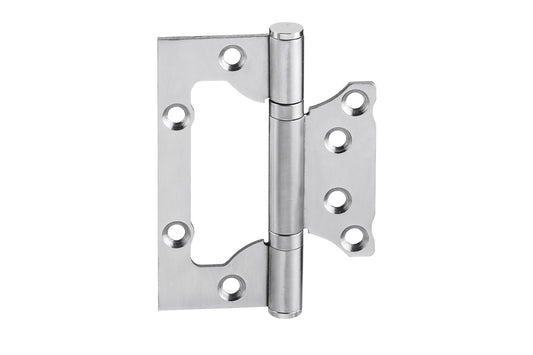 Product image of the IN.05.030.ECO Stainless Steel Hirline Hinge 100x75 on a white background.