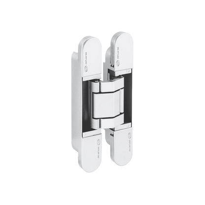 Product image of the IN.05.061.W 3D Adjustable Concealed Hinge 150 White on a grey background.