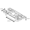 Spec drawing of the IN.05.061.W Coplan Hinge.