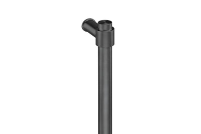 Product image up close of the JNF Brooklyn Titanium Black Pull Handle 300mm Pair IN.07.123.300.D.TB on a white background.