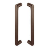 Product picture of the JNF Yokohama Titanium Chocolate PVD Pull Handle Pair IN.07.177.TCH on a white background.