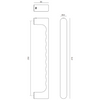JNF Tokyo Pull Handle Titanium Copper Pair