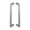 Product picture of the JNF Yokohama Satin Stainless Steel Pull Handle Pair IN.07.177 on a white background.