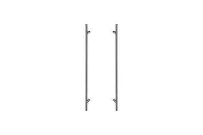 Product image of the IN.07.286.D.20.300 Monza Pull Handle Stainless Steel 300mm Pair on a white background. 