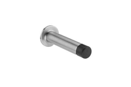 Product image of the IN.13.123.CB.06 Stainless Steel Round Wall Door Stop on a white background.