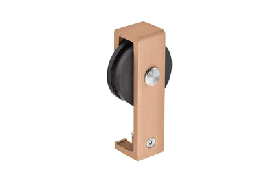 Product image of the JNF Bronze Charriot Barn Door Sliding Kit 1700mm on a white background.