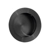 Product image of the Matt Black Flush Pull 70mm by Architectural Choice.