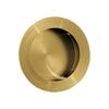 Product image of the Satin Brass Flush Pull 70mm by Architectural Choice.