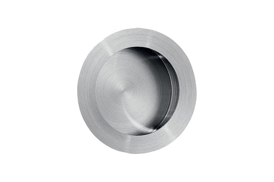 Product image of the Satin Stainless Steel Flush Pull 70mm by Architectural Choice.