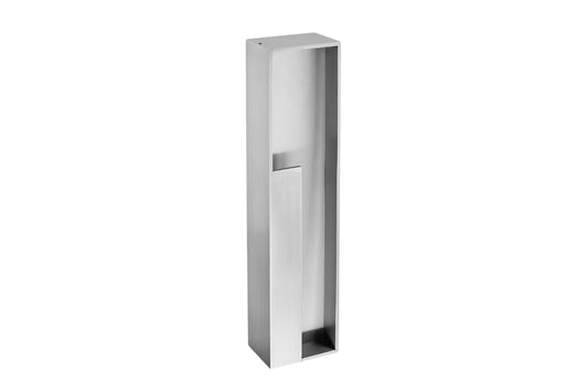 Product picture of the Satin Stainless Pocket Flush Pull 320mm on a white background.