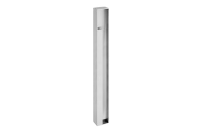Product picture of the Satin Stainless Pocket Flush Handle 1120mm on a white background.
