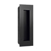 Product image of the Matt Black Flush Pull 135mm by Architectural Choice.